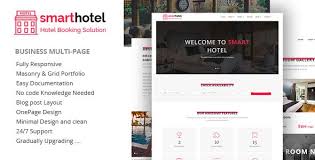 Smarthotel Hotel Booking Html5 Template Html5 Templates Template Site Blog Post Layout