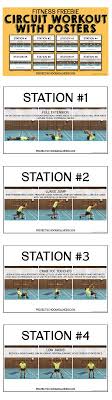 Pe Fitness Stations A Circuit Training Workout With Posters Physical Education Lessons Physical Education Games Health And Physical Education