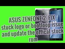 All what i found online about this are related to zenfone 4 5 6 and not zenfone 2. Asus Zenfone 2 Fix Bootloop Or Stuuck Logo Fix