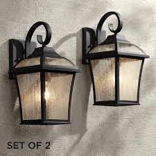 Mosconi 15 High Black Outdoor Wall Lights Set Of 2 1n896 Lamps Plus Outdoor Wall Light Fixtures Black Outdoor Wall Lights Outdoor Light Fixtures