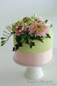 Birthday Cake And Flowers Pictures Sugar Flower Cake Sugar Dahlias Sugar Freesias Hydrangeas Birthday Cake With Flowers Pretty Birthday Cakes Birthday Cake With Photo