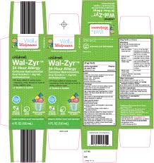 Wal Zyr Childrens Solution Walgreen Company