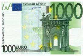 The 1000 yen note (¥1000) is currently the lowest value yen banknote and has been used since 1945, excluding a brief period between 1946 and 1950 during the american occupation of japan. 1000 Euros Oud Geld Bankbiljet Vintage Reclameborden