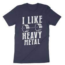 Gym I Like Heavy Metal Weightlifting T-shirt Funny - Etsy