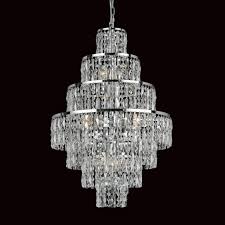 Please enter a valid zip code. Impex Cf03220 08 Ch New York 8 Light Cascade Chandelier Chrome And Crystal