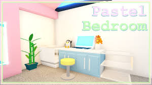 I have used lots of neutral colours in thi. Modern Pastel Bedroom Speed Build Adopt Me Roblox Youtube