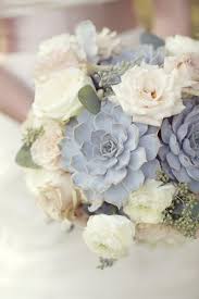 A charming southern wedding at watson house in emerald isle, north carolina 15. Gallery Vintage Dusty Blue Bridal Bouquet Deer Pearl Flowers
