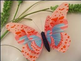 20 60cm Big Beautiful Real Butterfly Decoration Hanging Plastic Butterfly Mariposas