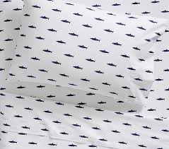Find kids bed sheets including organic sheets at pottery barn kids. Mini Shark Kids Sheet Set Pottery Barn Kids