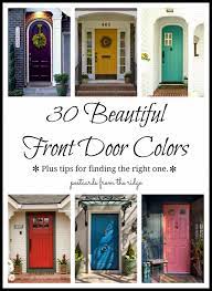Looking to paint your front door a different color? 30 Front Door Colors With Tips For Choosing The Right One Painted Front Doors Front Door Colors Front Door Paint Colors