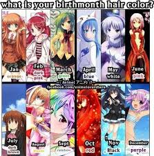 I Got Orange Hair Wish I Was December And February Also The Blue One X3 Anime Anime Zodiac Anime Funny