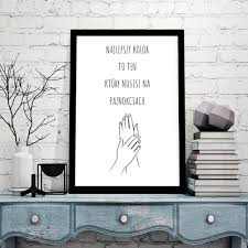 Plakat Do Dekoracji Salonu Modnej Kobiety Z Mottem O Kolorze
