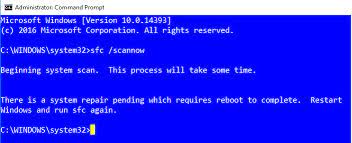 Solution For Error There Is A System Repair Pending Which Requires Reboot To Complete Restart Windows And Run Sfc Again Alexander S Blog