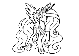 Princess Celestia Mlp Coloring Pages My Little Pony Coloring Princess Coloring Pages Coloring Pages