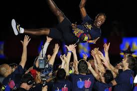 On paper, la liga looks as. La Liga Champions 2010 2011 Fc Barcelona Camp Nou Celebrations Barca Blaugranes