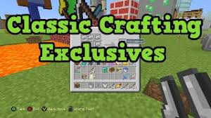 The 2x2 crafting grid can be accessed from the inventory screen and a workbench contains a 3x3 grid when right clicked. Minecraft Xbox One Ps4 5 Classic Crafting Exclusive Features Youtube