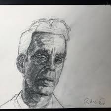 jordan b peterson author of 12 rules for life an antidote to chaos a pencil drawing on paper