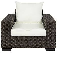 Best Choice Products Oversized Outdoor Wicker Patio Club Arm Chair W Aluminum Frame And White Cushion Brown Wicker Armchair Armchair Furniture Armchair