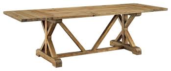 Extendable dining tables are the latest trend in the metro cities and modern families. Extendable Pine Wood Dining Table Brown Farmhouse Dining Tables By Decor Savings Houzz