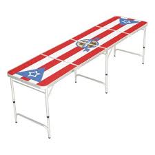 Puerto Rico Flag Game Personalized Beer Pong Table Zazzle Com Beer Pong Tables Personalized Beer Flag Game