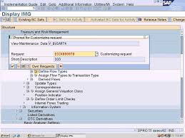 Sap Treasury And Risk Management Configuration Define Flow Types Risk Management Sap Management