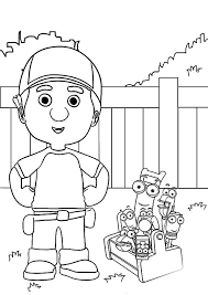 Spinner handy manny coloring page. Parentune Free Printable Handy Manny Coloring Pages Handy Manny Coloring Pictures For Preschoolers Kids