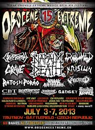 So, don't worry about getting to the festival, if you'll buy a ticket at the gate!!! 2 Weeks Until Obscene Extreme Festival 2013 Screamer Magazine