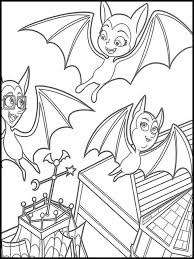 Vampirina tells the story of a young vampire girl who faces the joys and trials of being the new kid in town when her family moves from transylvania to pennsylvania. Get This Vampirina Coloring Pages Bat Vampire Family