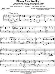 Karim Kamar Disney Pixar Medley Sheet Music Piano Solo In Eb Major Download Print Sheet Music Piano Sheet Music Digital Sheet Music