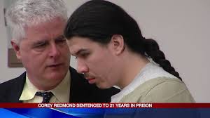 Corey Redmond sentenced to 21 years behind bars