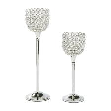Great savings & free delivery / collection on many items. Acrylic Crystal Bead Pedestal Candle Holders Marryme Com Pedestal Candle Holder Candle Pedestal Beaded Candle Holders