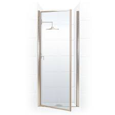 The shower door towel bar comes with the towel bar and all the hardware necessary for installation. Coastal Industries Legend Series 28 63 W X 68 H Hinged Framed Shower Door Wayfair