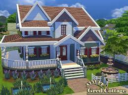 This traditional row house remains a classic. Ayyuff S Gred Cottage Sims House Sims Building Sims 4 House Design