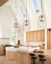 With a vaulted ceiling, look for interesting chandeliers and pendant lights for style and add recessed lighting for additional ambient illumination. 30 Best Kitchen Lighting Fixtures Ideas For Your New Kitchen Vaultedceilingdecor Awesome Ki Best Kitchen Lighting Luxury Kitchens Kitchen Lighting Fixtures