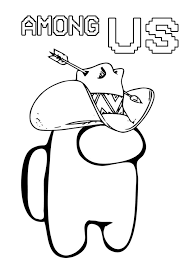 Among us mini crewmate with flower hat. Among Us Cowboy Hat Coloring Page Tsgos Com
