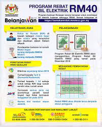 Consumers in sabah can call the sabah electricity scin bhd (sesb) Semakan Rebat Bil Elektrik Rm40 Status Permohonan Spa