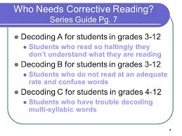 Corrective Reading Training Ppt Video Online Download