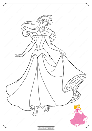 These princess coloring pages with long flowing gowns, unicorns and a handsome prince would make their dream more exciting. Free Printable Disney Princess Coloring Pages 02