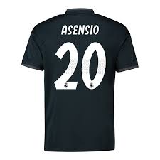 With the first shirt, the white colour is combined with the. 2018 19 Real Madrid Away Shirt Asensio 20 Cg0534 117839 110 71 Teamzo Com