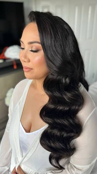 Hollywood Side Swept Hairstyle | TikTok