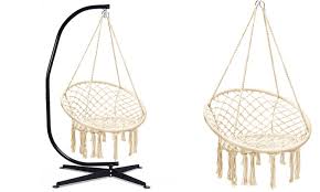 This hammock chair with superior qualitythis hammock chair with superior quality can provide comfort and style to your garden, patio or backyard. CÄƒlca Concentra Intact Hanging Swing Chair With Stand Seanbroganconservation Com