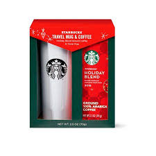 Starbucks Acrylic Travel Mug With Coffee Walmart Com Coffee Gift Sets Starbucks Coffee Travel Mugs Starbucks Holiday Blend