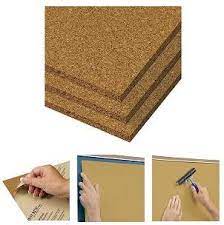 Always conduct adhesive mat bond tests before beginning the installation. All Natural Cork Sheets With Adhesive Back By Best Rite Options Bulletin Boards Cork Boards Worthington Direct