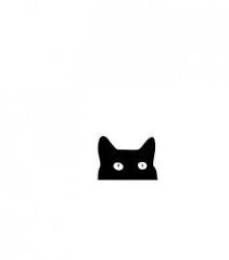 At the same time, continue adding black strokes in layers and build up the stripes. Sitting Cat Black And White Logo Logodix