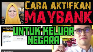 Find the information about the maybank debit card which include maybank visa debit, mastercard and bankcard etc. Cara Aktifkan Debit Kad Maybank Untuk Transaksi Online Luar Negara Youtube
