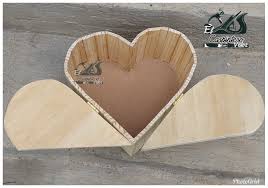 Cajas en forma de corazon de madera. Caja De Madera Con Forma Corazon El Carpintero Veloz Facebook
