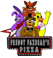 Freddy Fazbear S Pizza East And West Cybersland Logofanonpedia Fandom Freddy Fazbear Freddy Plush Freddy