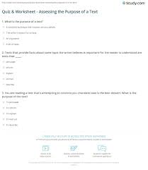 3.when does the free rides for children under the age of 11 start 4.what is the other new measure besides the free ride for children 5.what will happen if all the measures are succeed? Quiz Worksheet Assessing The Purpose Of A Text Study Com