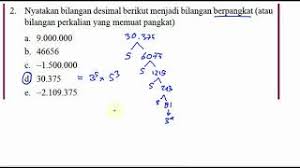 Konversi dari bilangan desimal menjadi bilangan biner dapat dilakukan dengan menuliskan sisa pembagian. Bilangan Pecahan Matematika Kelas 7 Bse Kurikulum 2013 Revisi 2016 Lat 1 7 U No 2 Desimal Ke Youtube