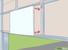 The garage door insulation kits are already cut into sheets that you can trim to fit the panels. 3 Ways To Insulate A Garage Door Wikihow
